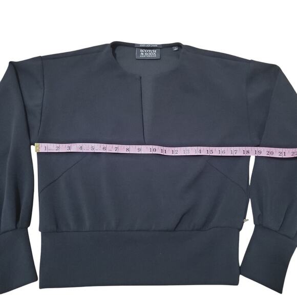 Anthropologie Scotch & Soda Maison Women's V-Neck Sweatshirt  Casual Clean Girl - Picture 12 of 14